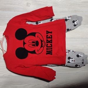 Velvety Mickey Mouse Outfit